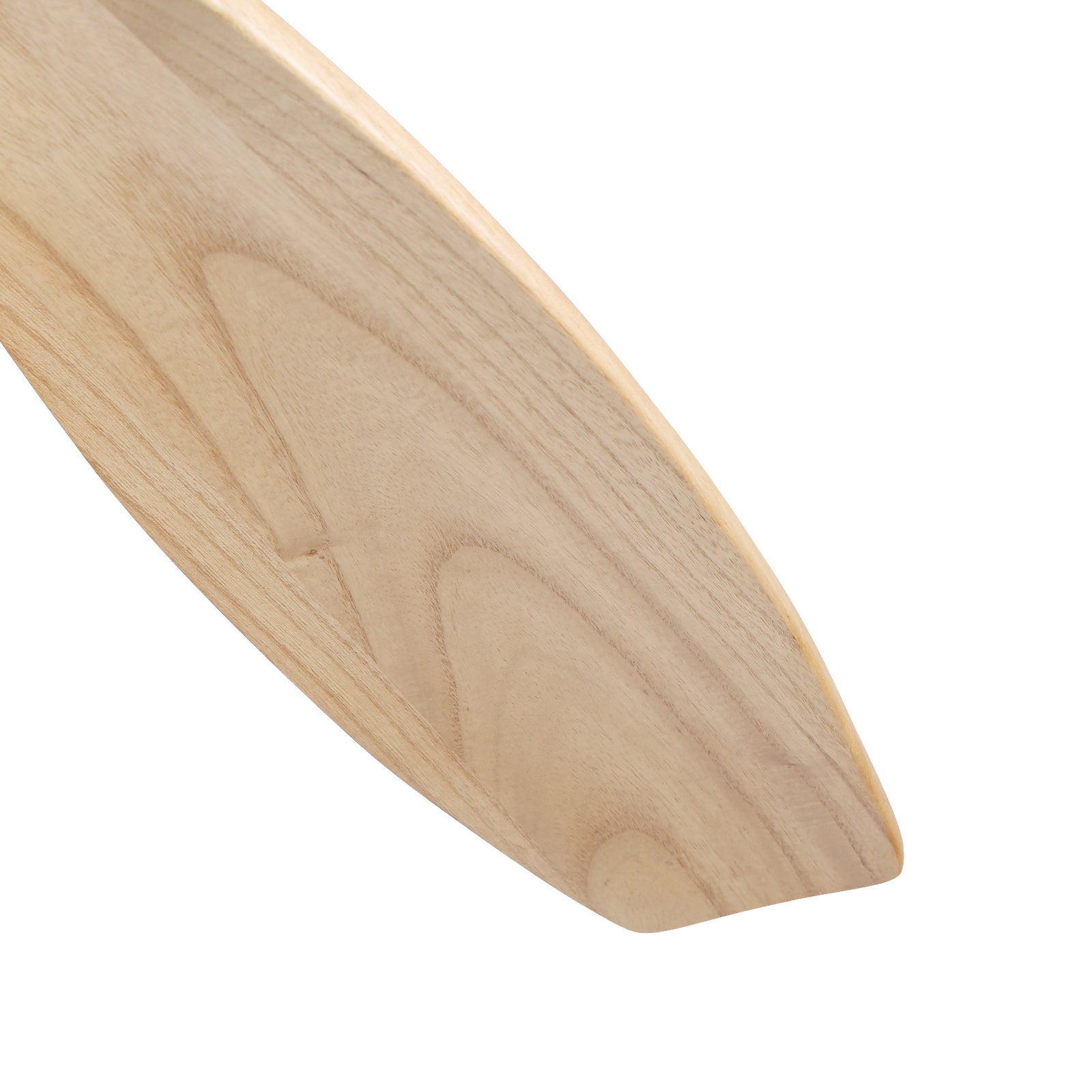 Ventilateur de Plafond 52 Pouces avec Pales en Bois Massif, Moteur DC Réversible à 6 Vitesses, Télécommande, sans Lumière - Blanc - 5