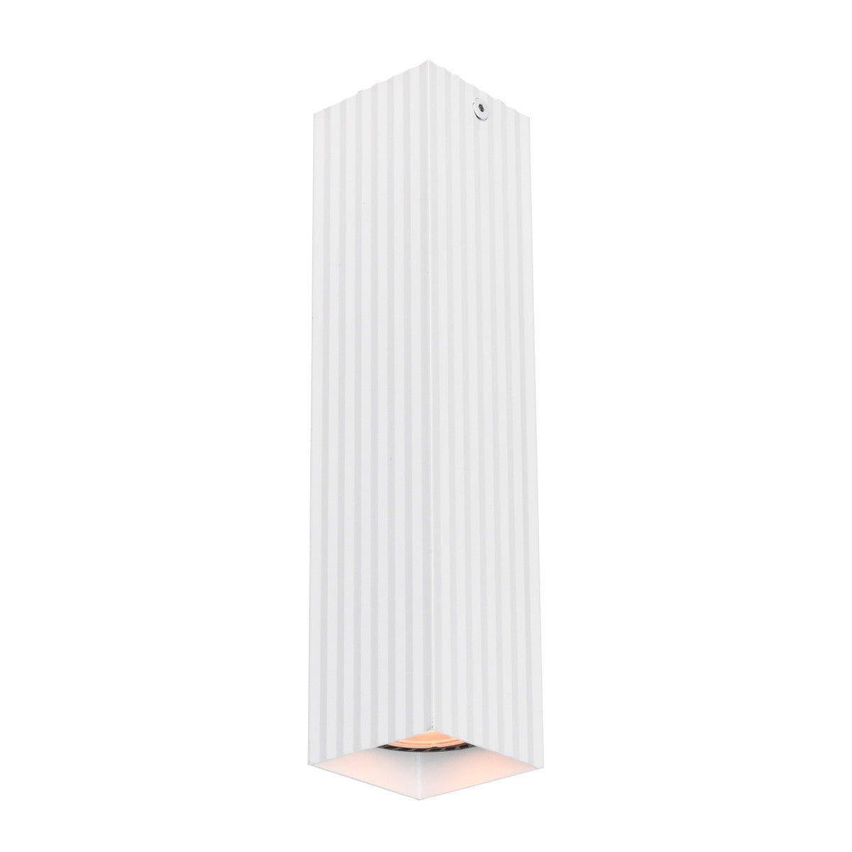 Lampa sufitowa wisząca Tecno biały piaskowany 1xGU10x10W wym: 24 x 5,8 x 5,8 cm aluminium Italux