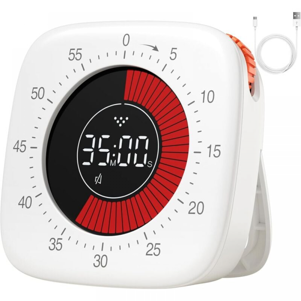 Minuteur Visuel Timer Enfant TDAH numérique à LED, minuterie visuelle Facile pour Les Enfants Minuteur Visuel Timer Enfant TDAH numérique à LED, minuterie visuelle Facile pour Les Enfants