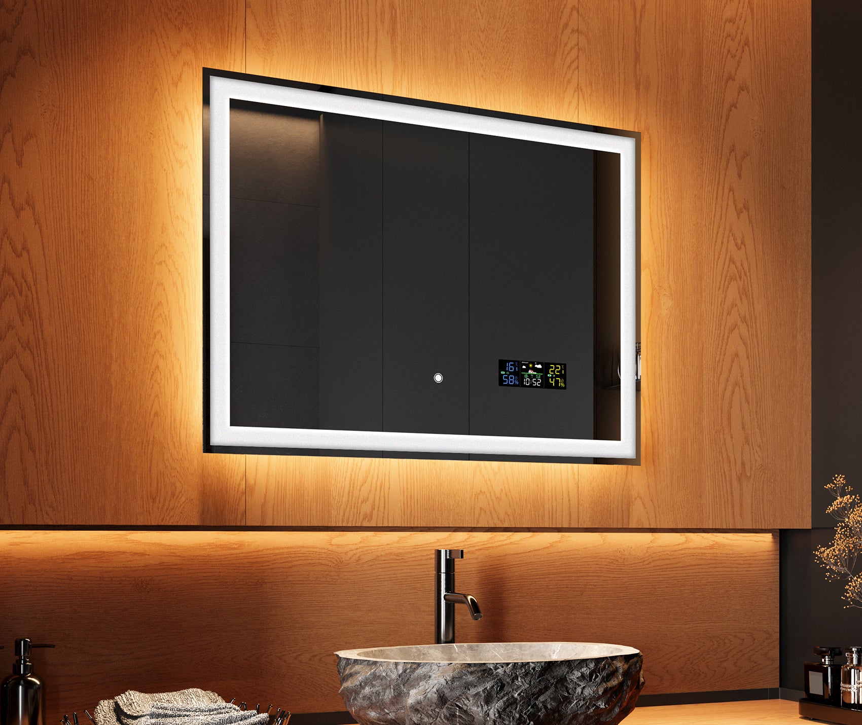 MIROIR lumineux del intégré 83993
