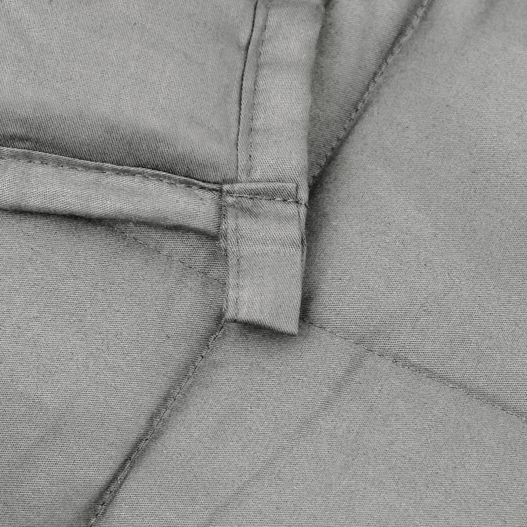 Couverture lestée Gris 220x240 cm 11 kg Tissu - 4