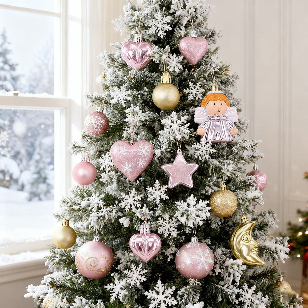 72 decorazioni per l'albero di Natale, Set di palline di Natale infrangibili, palline di Natale da appendere, decorazioni natalizie, regalo di Natale | Leroy Merlin