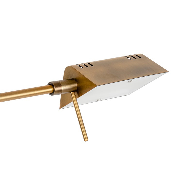LED Dimmable Lampadaire variateur inclus notia - 1 lumière - H 146 cm - Bronze - Moderne - Éclairage intérieur - Salon I Chambre - 6