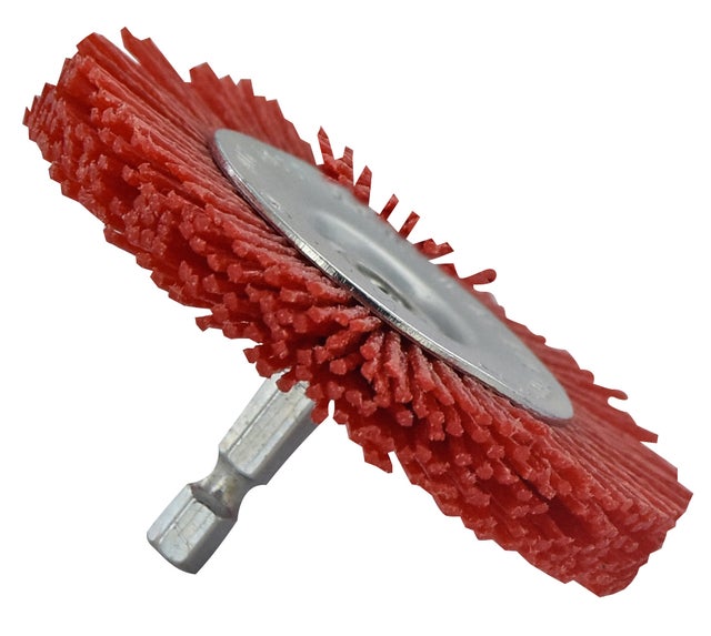 Tivoly • Brosse Circulaire • Fil Nylon • Ø100mm • Pour Décapage du Bois