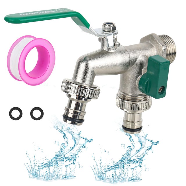 Rubinetto da giardino in ottone LIRLEE OEM per esterni a parete con controllo de
