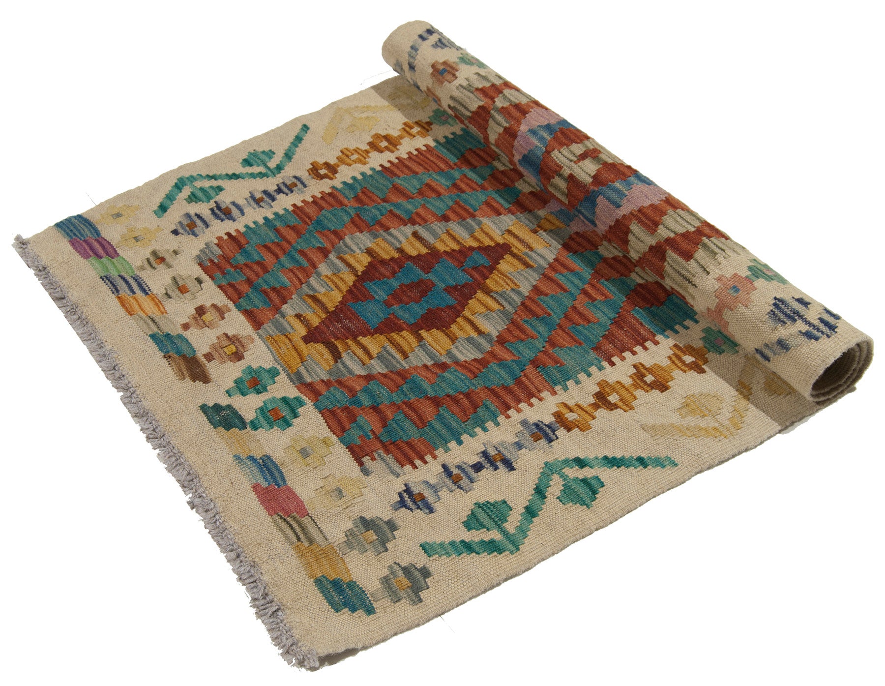140x67 CM Authentik Kilim Kelem Oryginalny Ręcznie Robiony Klasyczny STYL