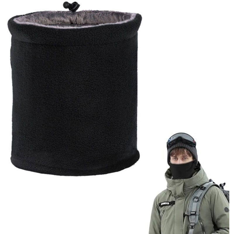 Bufanda de invierno tipo cuello, bufanda tubular de forro polar para ...