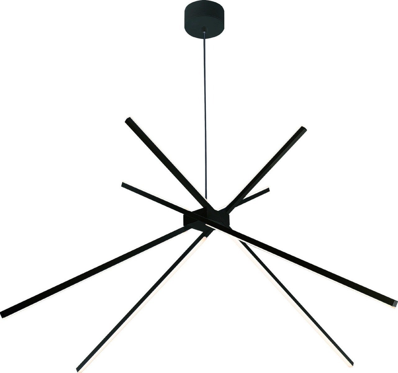 Lampa wisząca SPIDER LED 33W Ciepła biel 2152lm czarna wym: 200 x 114 x 114 cm Maxlight
