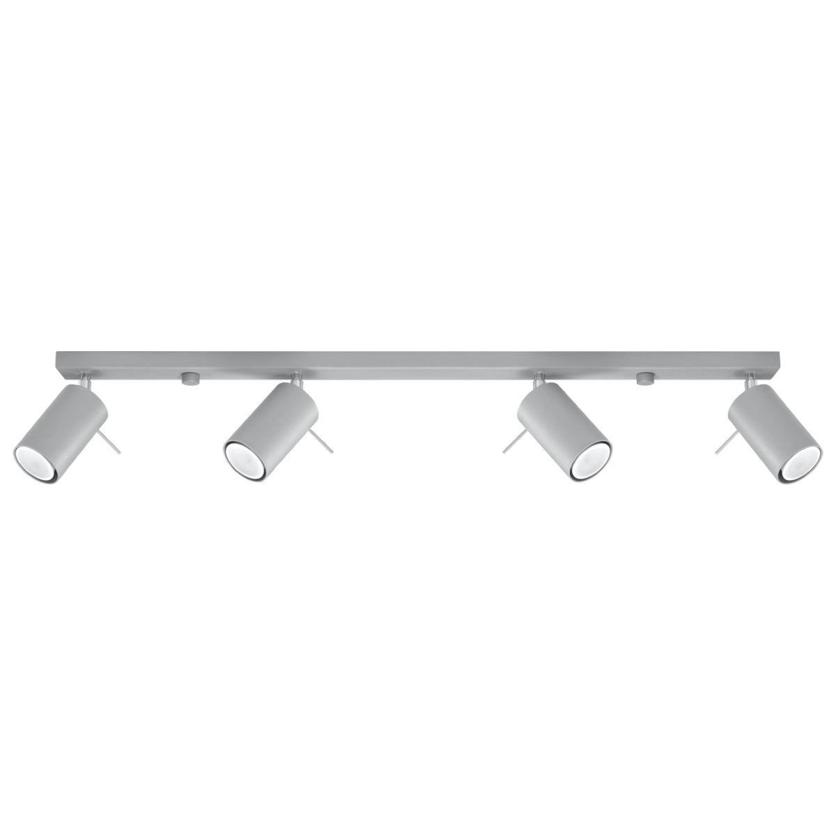 Reflektor sufitowy spot natynkowy Ring listwa szaro-chromowany 4xGU10x40W wym: 80 x 80 cm metal Sollux Lighting