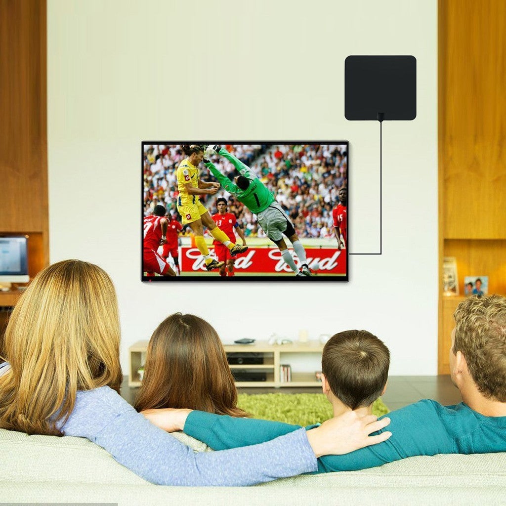 Antenna da interno per ricezione Full HDTV 25 dB - nera - 9