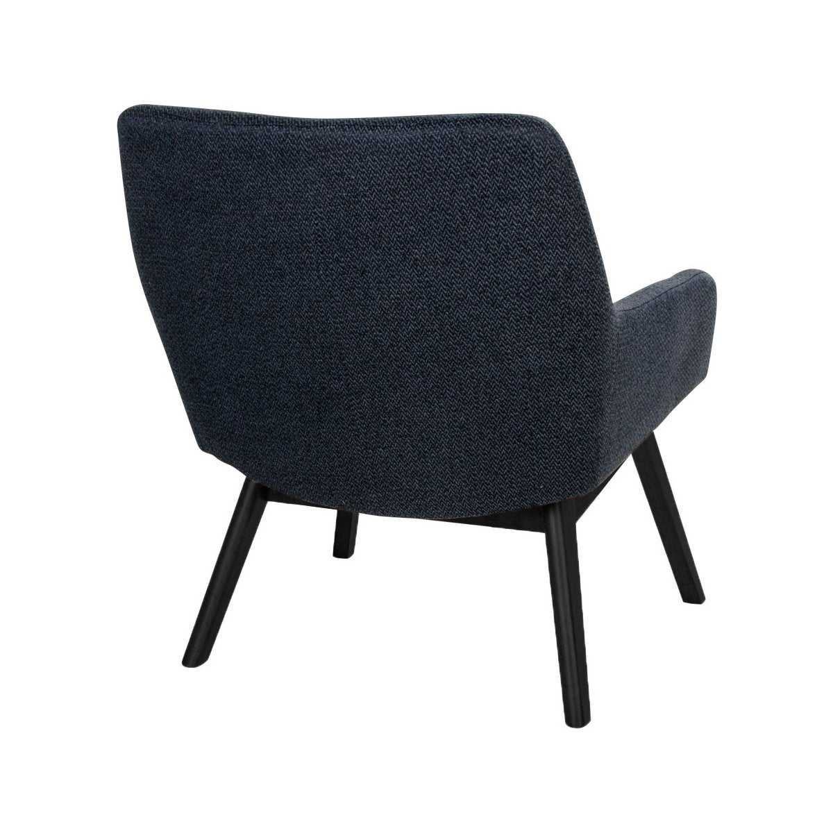 Fauteuil lounge en tissu pieds bois HARMANCE - 5