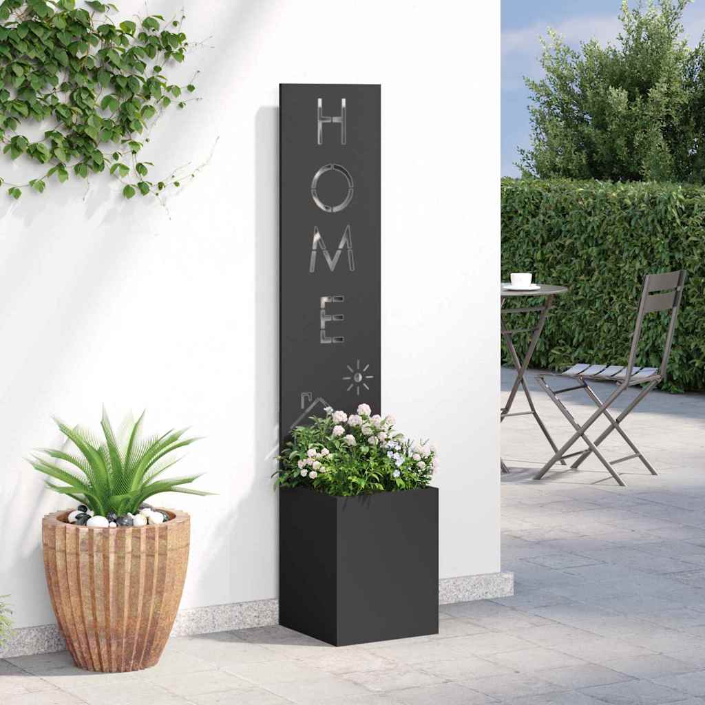 Écran de confidentialité de jardin Noir 32 x 32 x 150 cm vidaXL - 5