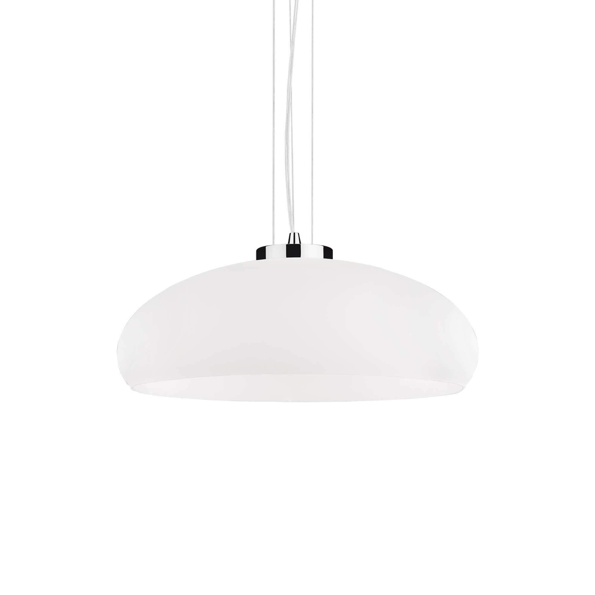 Ideal Lux  Suspension Blanche Aria 1 Ampoule , Leroy Merlin