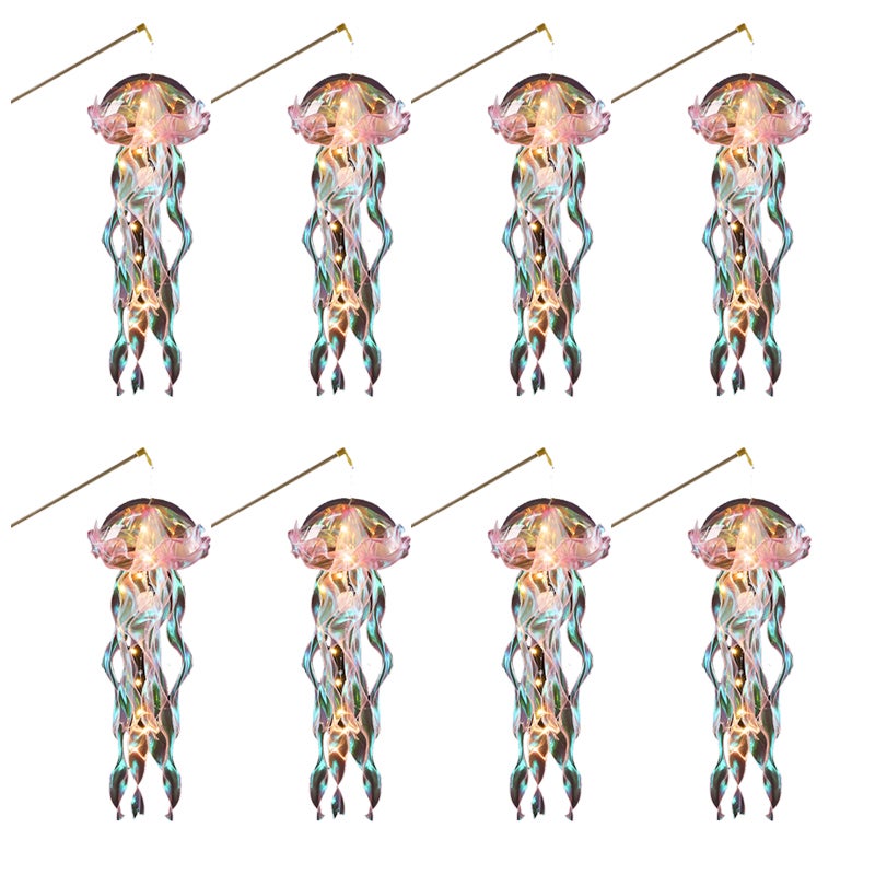 Lanterne LED En Forme De Méduse Colorée – Décoration Sur Le