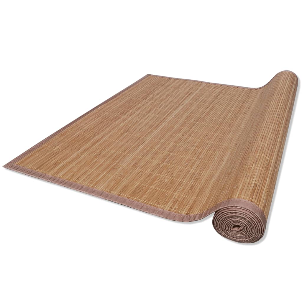Maison Exclusive - Tapete retangular bambu 80 x 300 cm castanho - 3