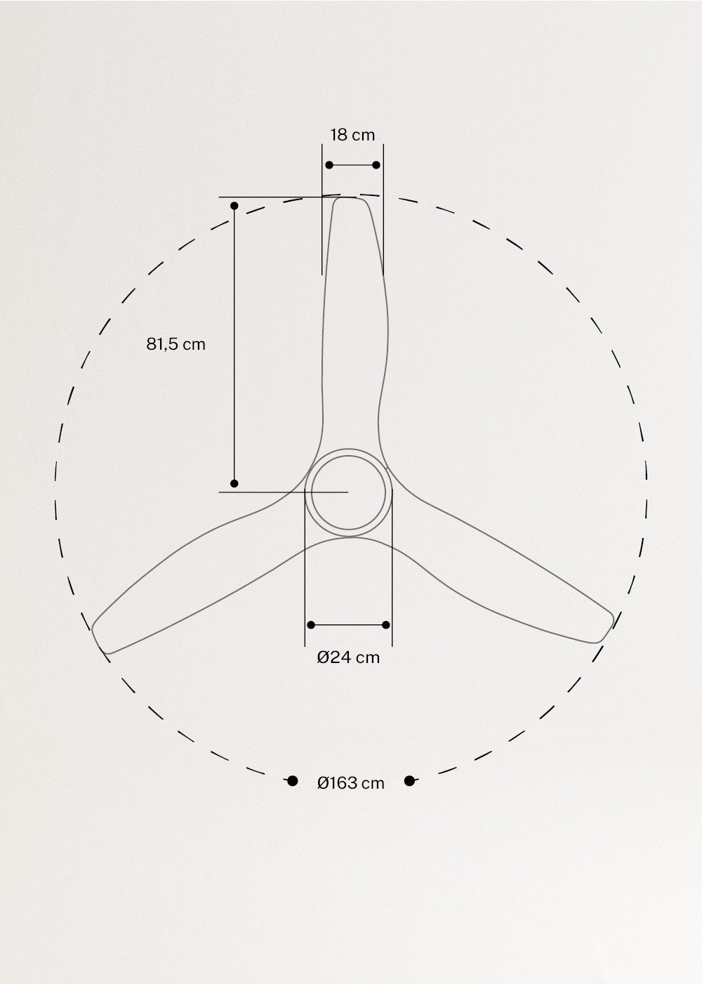UPWIND SAIL - Ventilateur de Plafond 90W Silencieux XL Ø163 cm - Avec Lumière et Sans WIFI - 7