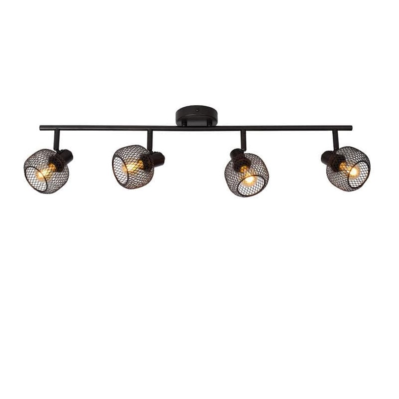 Reflektor sufitowy MAREN czarna 4 x E14 x 40W wym:17x76x15cm Lucide