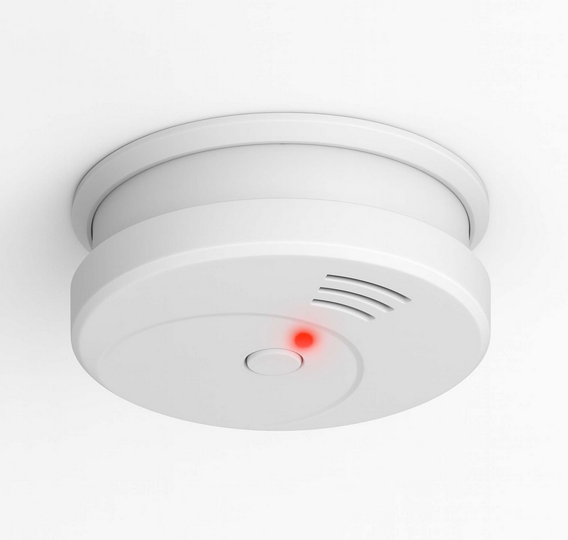 Détecteurs de fumée par lot de 4 Batterie 9V Conforme DIN EN 14604 Alarme - 4