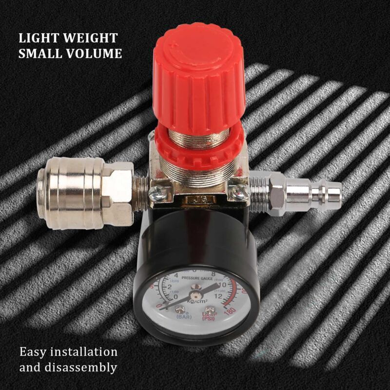 Air Compressor Pressure Regulator Reduction Valve 12 Bar Connection - 4