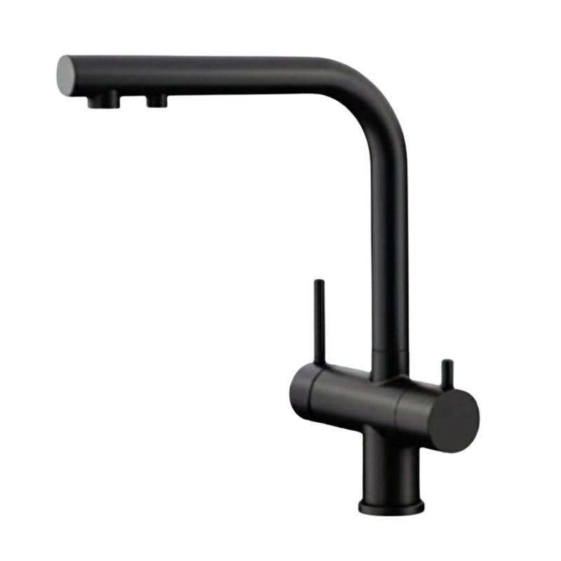 Bateria Kuchenna GranMaster, Ango, Trójdrożna do filtra, Czarny mat 1szt.