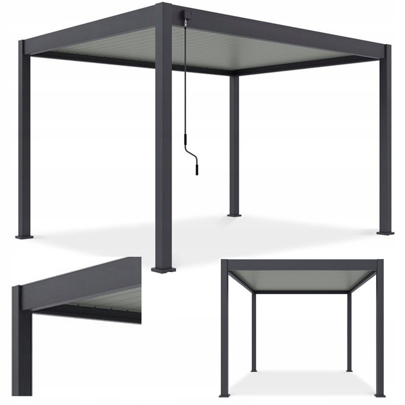 Pergola Ogrodowa Tarasowa Na Taras Elegance 3x4 Gutroof Zadaszenie Ogrodowe 1 szt