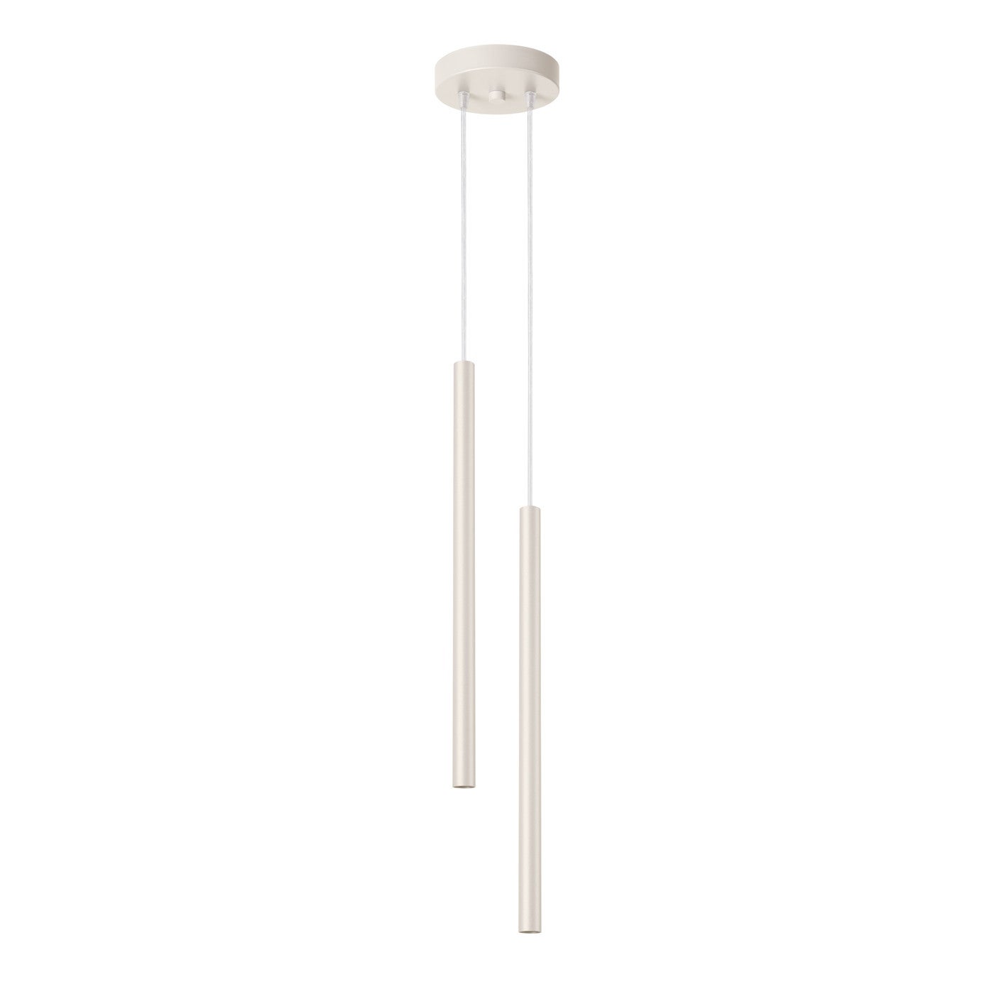 Lampa wisząca Pastelo beżowa 2xG9x8W wym: 104 x 15 x 15 cm metal Sollux Lighting