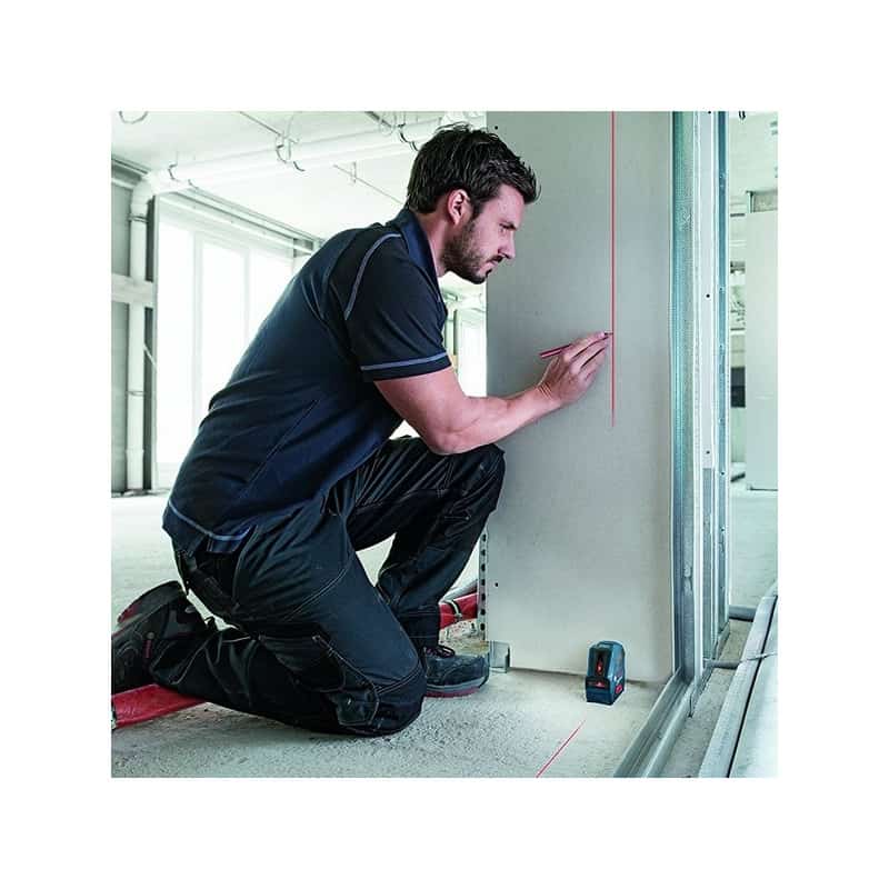 Livello laser professionale Bosch GLL 2-10 con linea rossa, batterie e custodia - 0601063L00 - 5