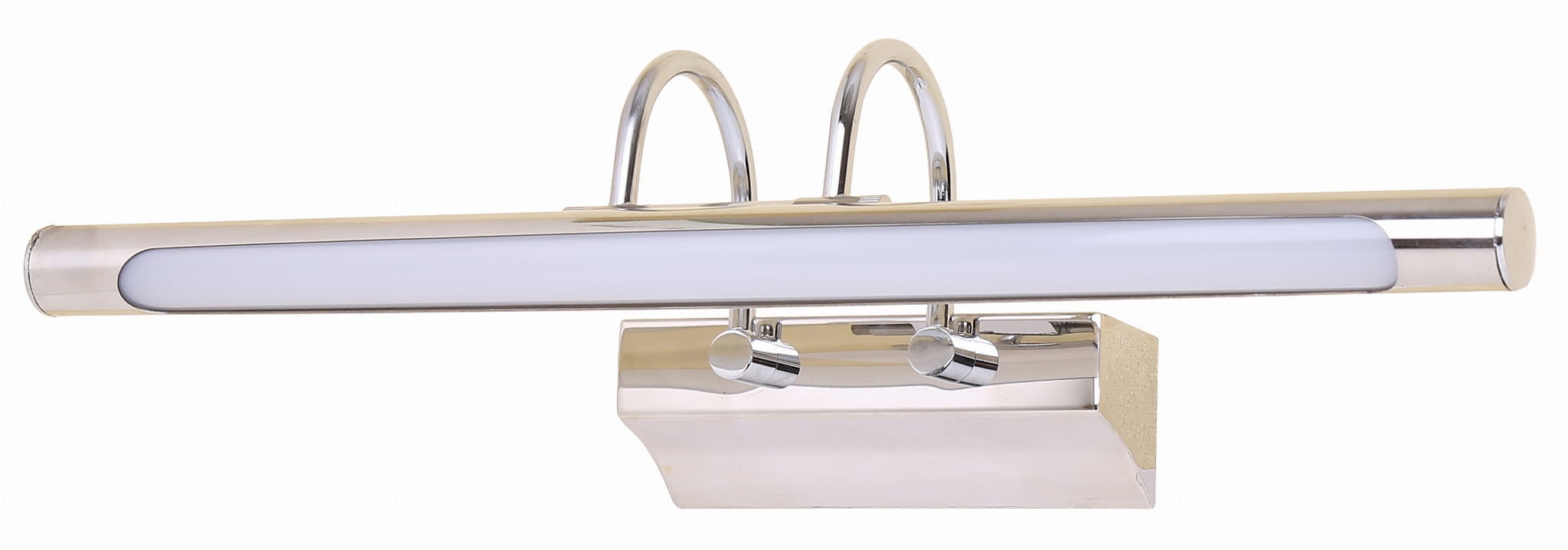 Kinkiet ścienny Linea chromowany biały LED 5W wym: 10 x 43 x 14 cm akryl IP20 Candellux