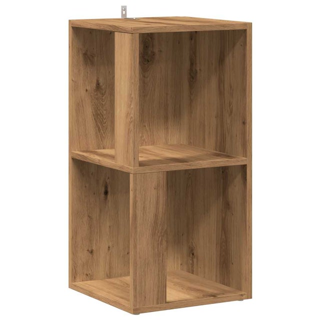 Armoire d'angle chêne artisanal 33x33x67 cm bois d'ingénierie - COMFORTXL