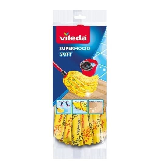 Testa Di Ricambio Per Mocio Rotante Triangolare - 1 Pezzo Rosso, 6.1x6.1x6.3 Cm, Compatibile