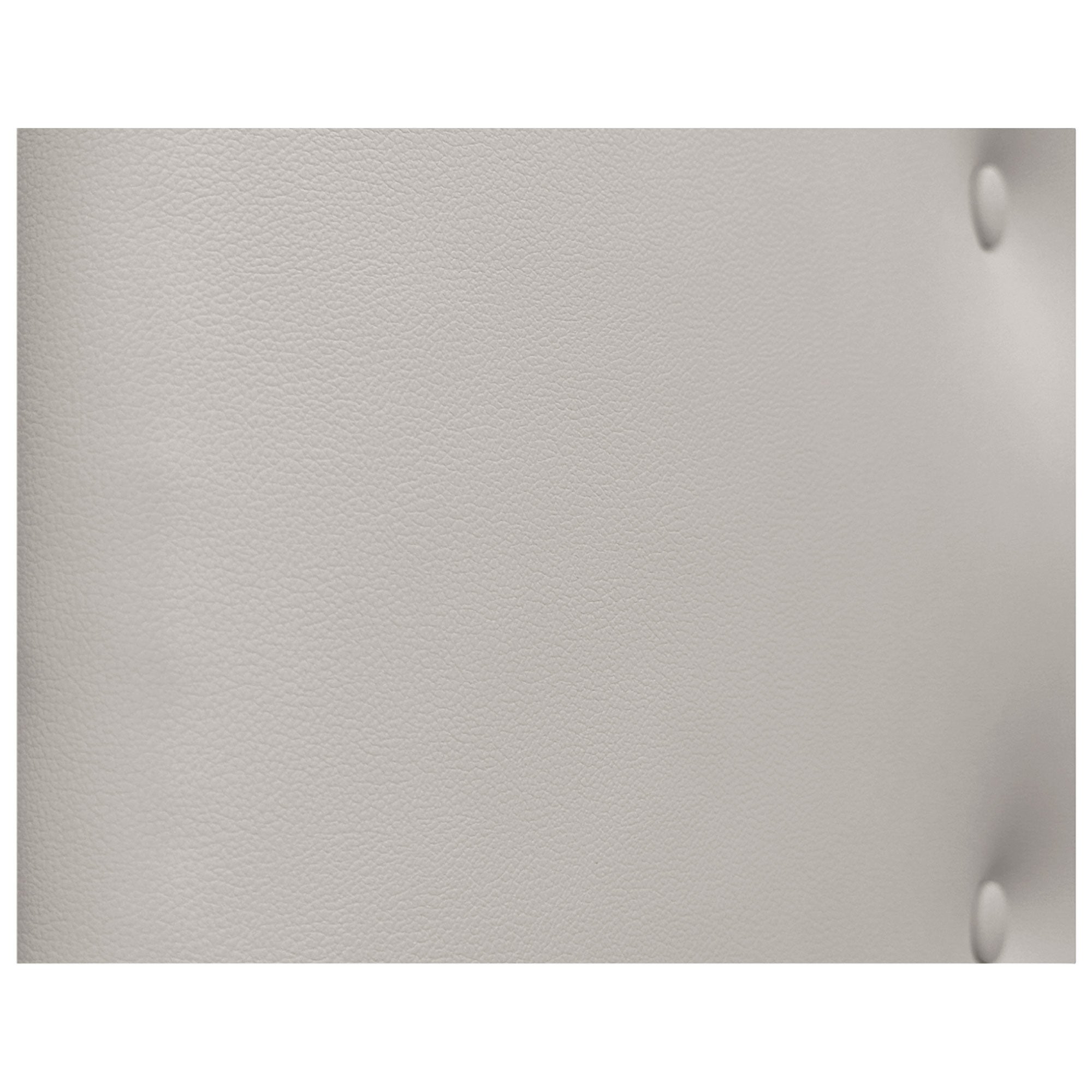 DHOME Cabecero de Polipiel Premium Pro con 2 hileras de Botones Cabezal tapizado Cama Lujo (Blanco Hueso, 135cm) - 2