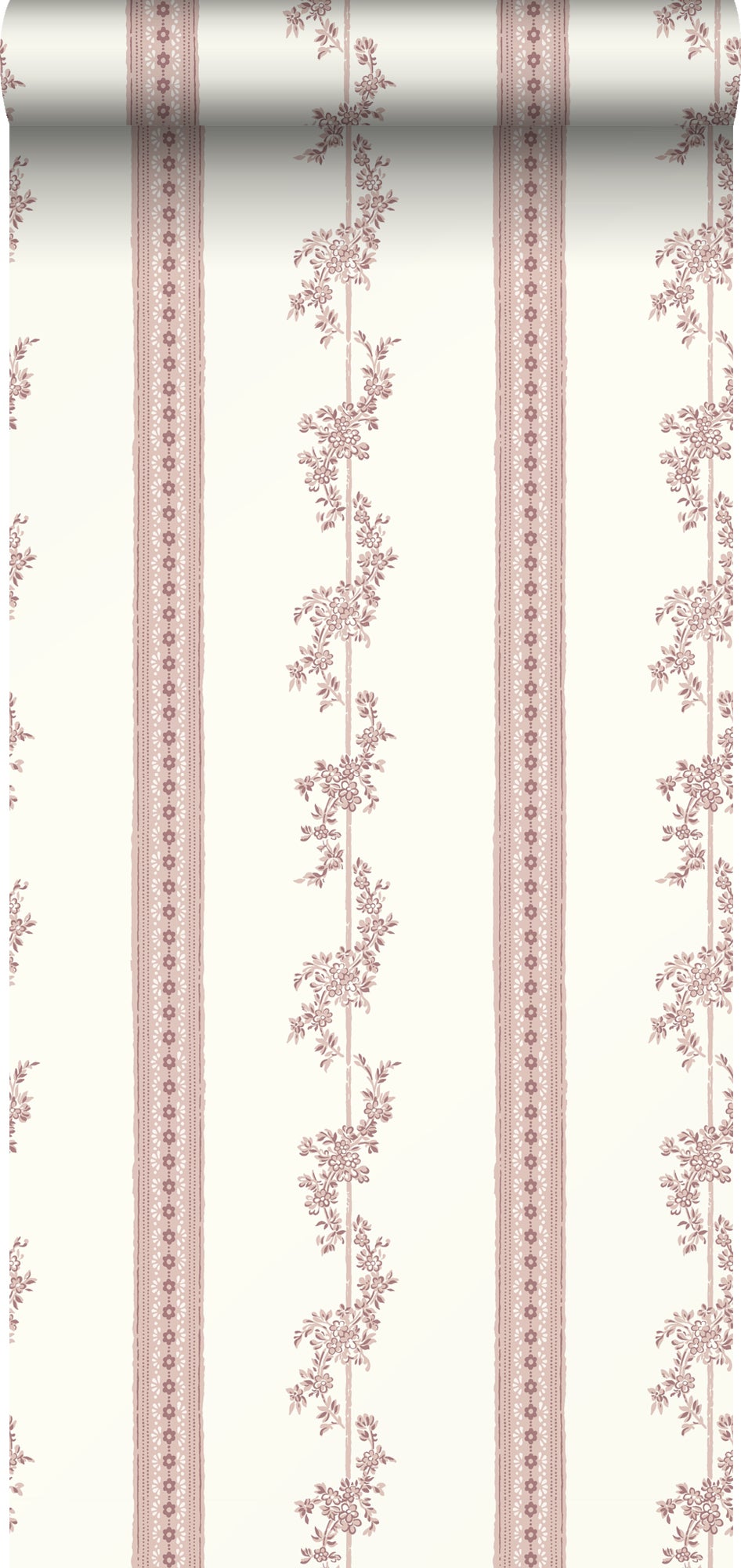Tapeta kwiaty beżowymIróżowym - 53 cm x 10.05 m - BORASTAPETER