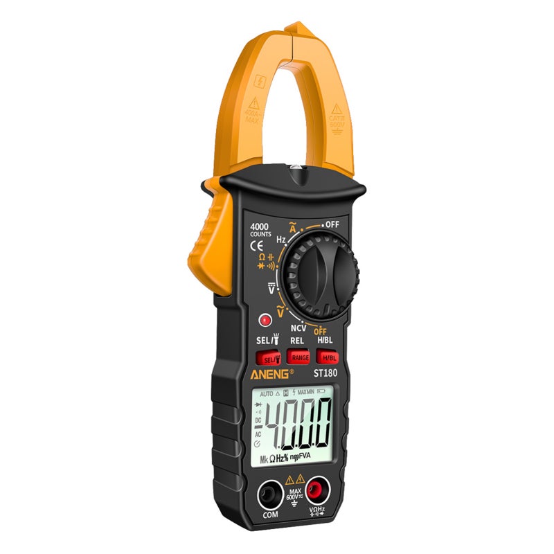 multimètre, pince multimètre numérique pour tension AC/DC, jaune - 2