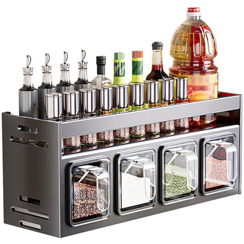 Boîte à Condiments Portable – Organisateur Épices Camping, Sac à Épices Avec Compartiments Hermétiques