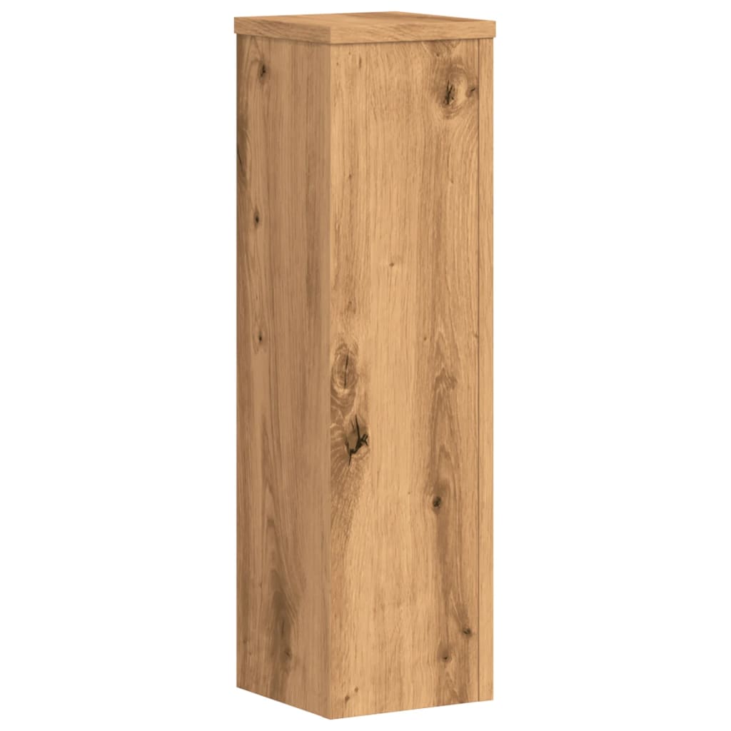 Supports pour plantes 2 pcs chêne artisanal bois d'ingénierie - 7