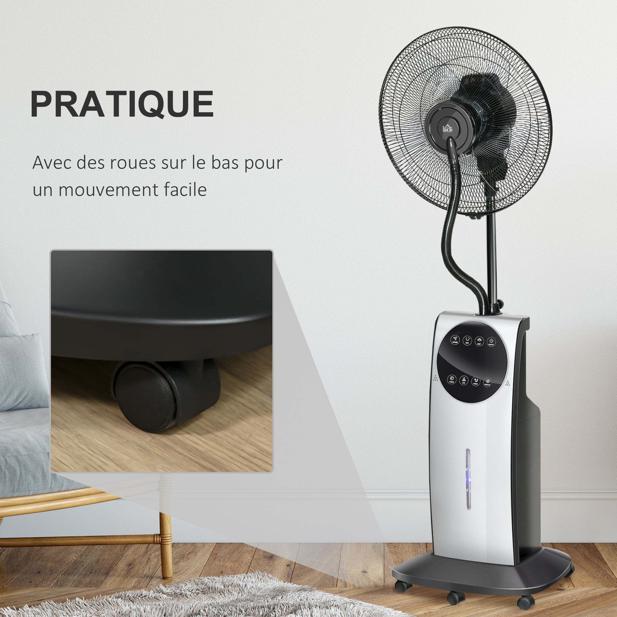 ventilateur Plastique HOMCOM - 4