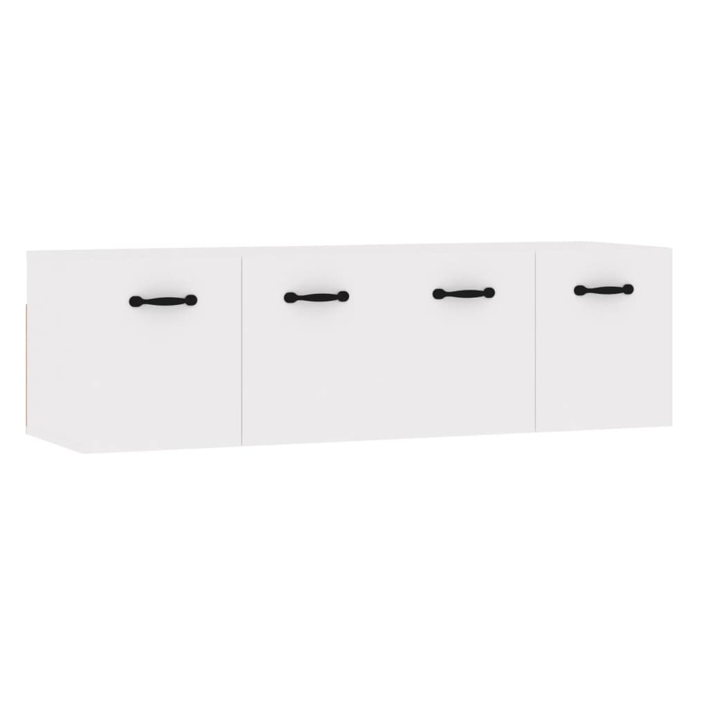 Armadio Sospeso Bianco VidaXL 60x31x60 Cm In Legno Ingegnerizzato: Con 2 Ripiani E 2 Porte – Ideale Per Cucina, Salvaspazio E Organizzazione