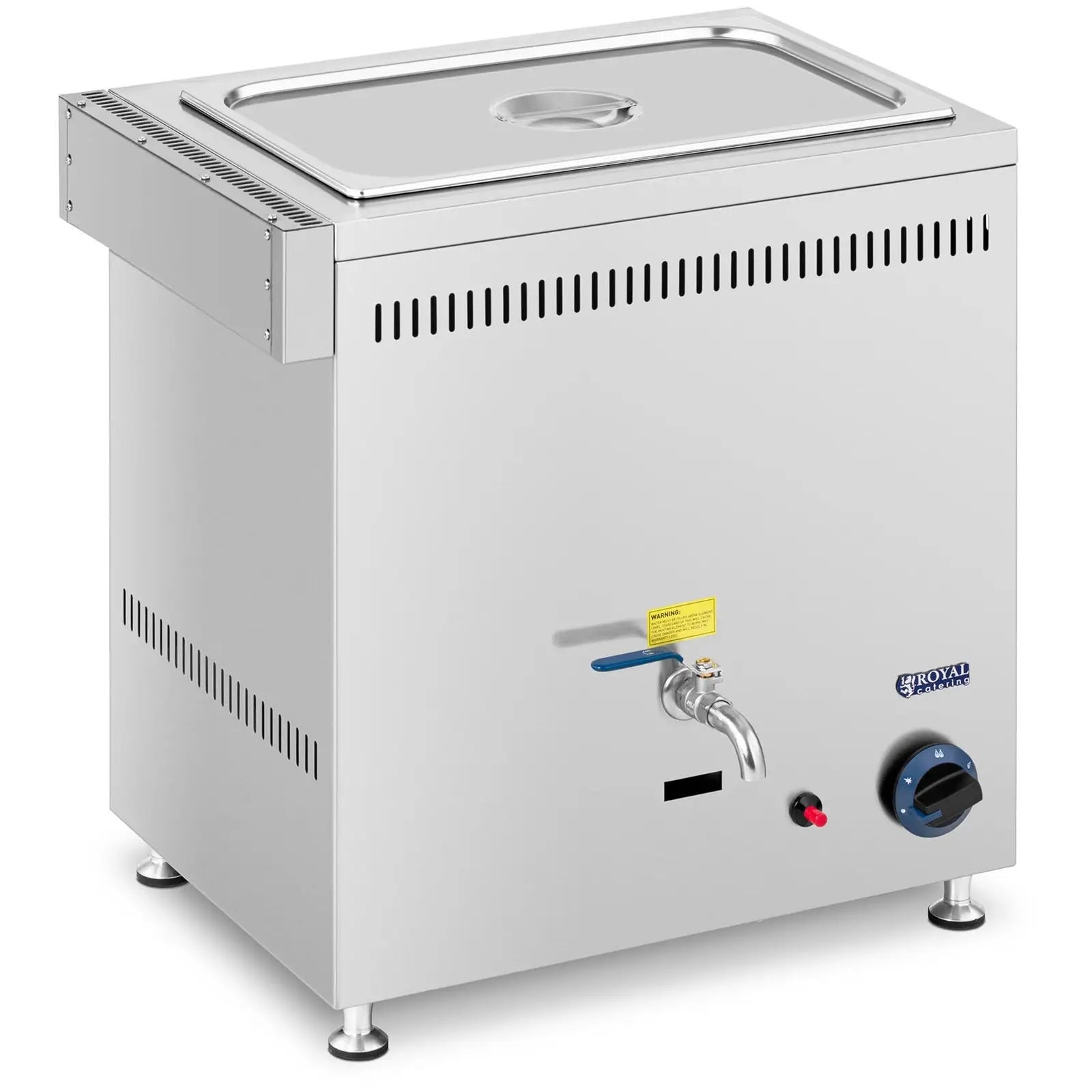Gas Bain Marie 3300 W 3 GN Gastronomiebehälter Bain-Marie Gas Bain Marie 3300 W 3 GN Gastronomiebehälter Bain-Marie