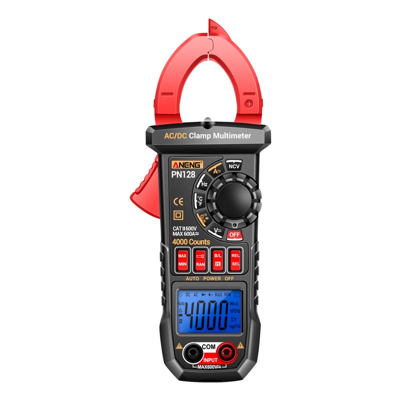 Multimètre numérique True RMS, 4000 comptes, 600V, plage automatique, testeur de tension AC DC, compteur intelligent portable, lampe de poche NCV ohm 1420 Multimètre numérique True RMS, 4000 comptes, 600V, plage automatique, testeur de tension AC DC, compteur intelligent portable, lampe de poche NCV ohm 1420