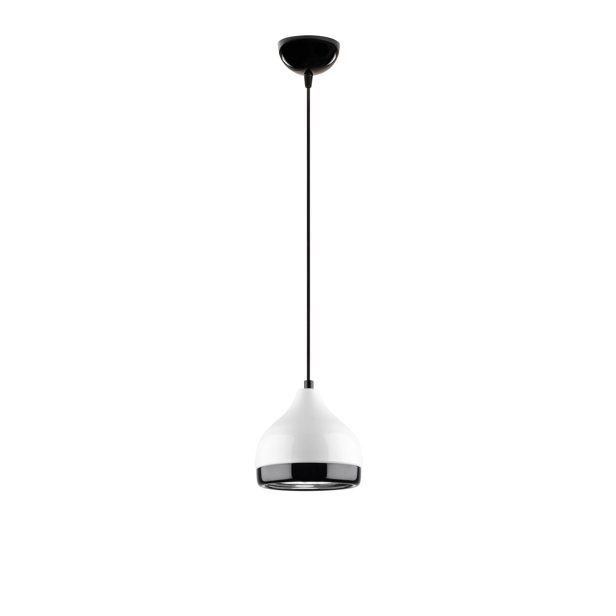 Lustra YILDO 6868, alb/negru, metal, 17x25-112 cm