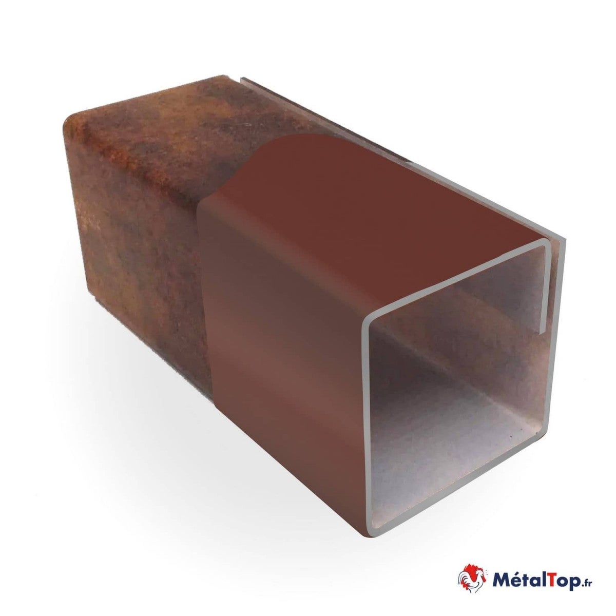 Antirouille Brun Rouge - Metaltop - Brun rouge - RAL 8012 - Pot 5L - 9