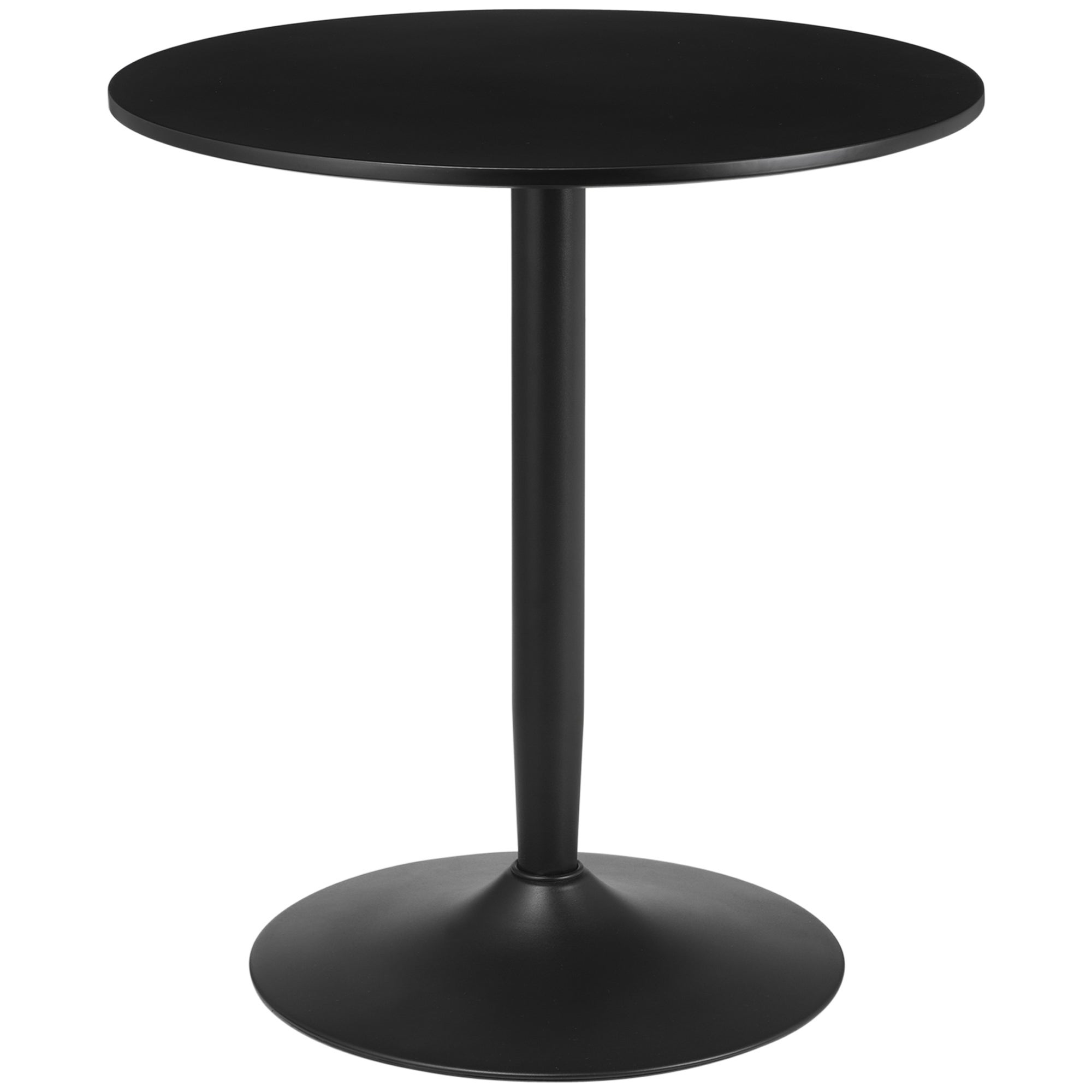 Mesa de comedor redonda para 2 personas,mesa de comedor moderna con patas de acero y base antideslizante,ideal para espacios pequeños.
