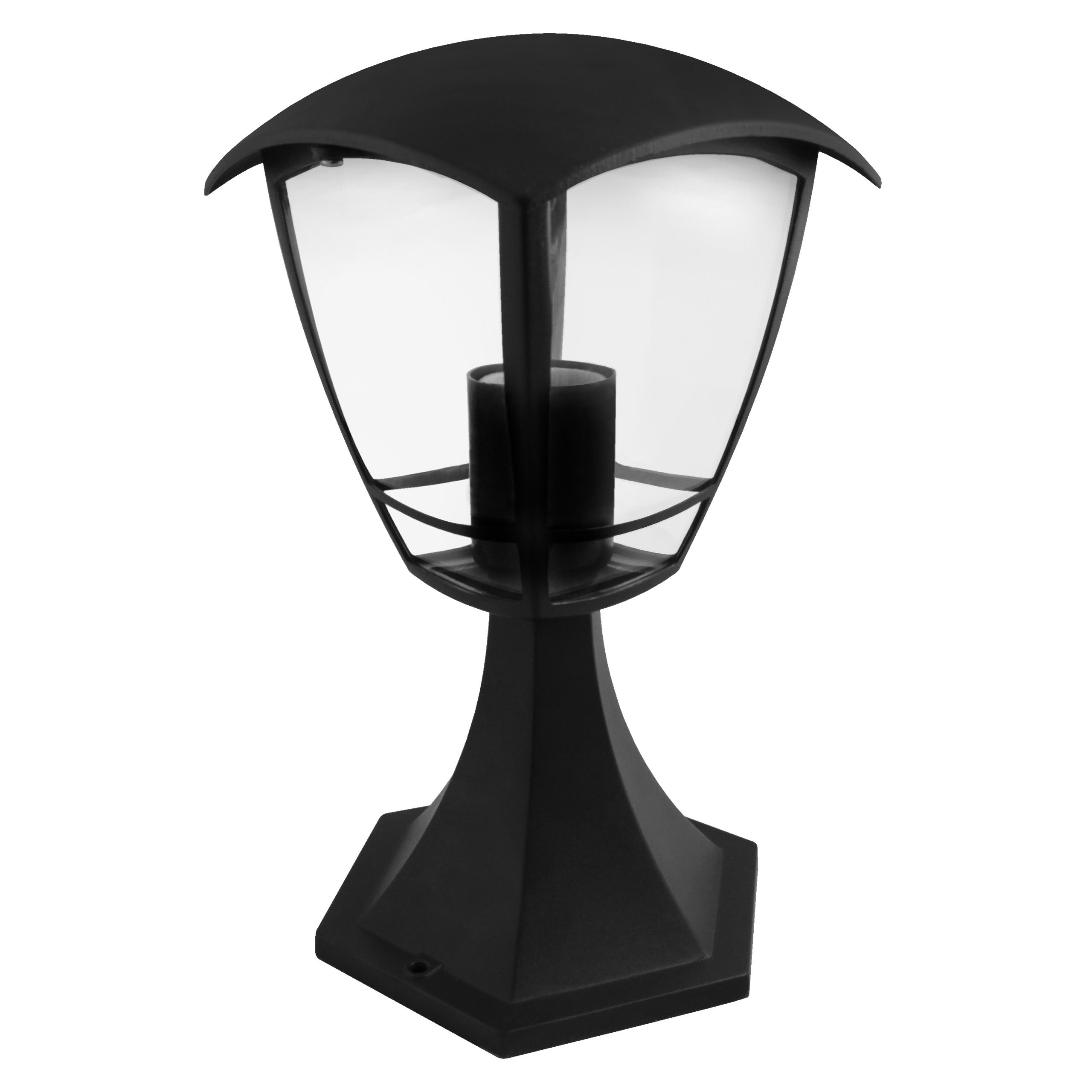 Lampa ogrodowa E27 LED Niko 30cm IP44 stojąca zewnętrzna retro czarna MasterLED