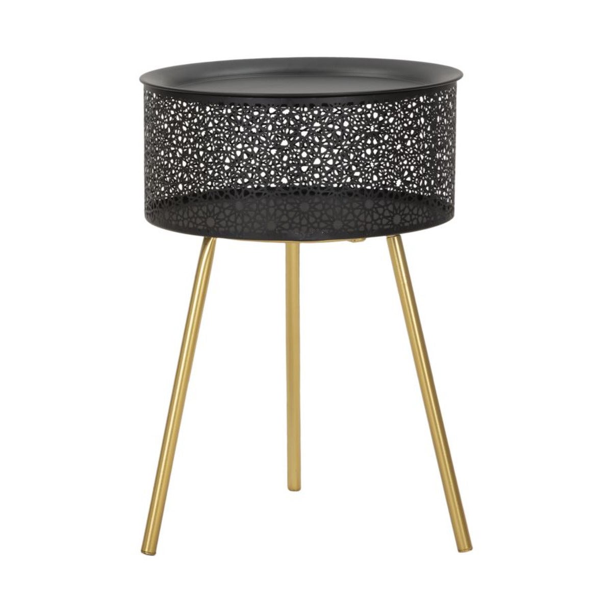 Stolik Kawowy Mendoza, Metal, Czarny, Seven Design