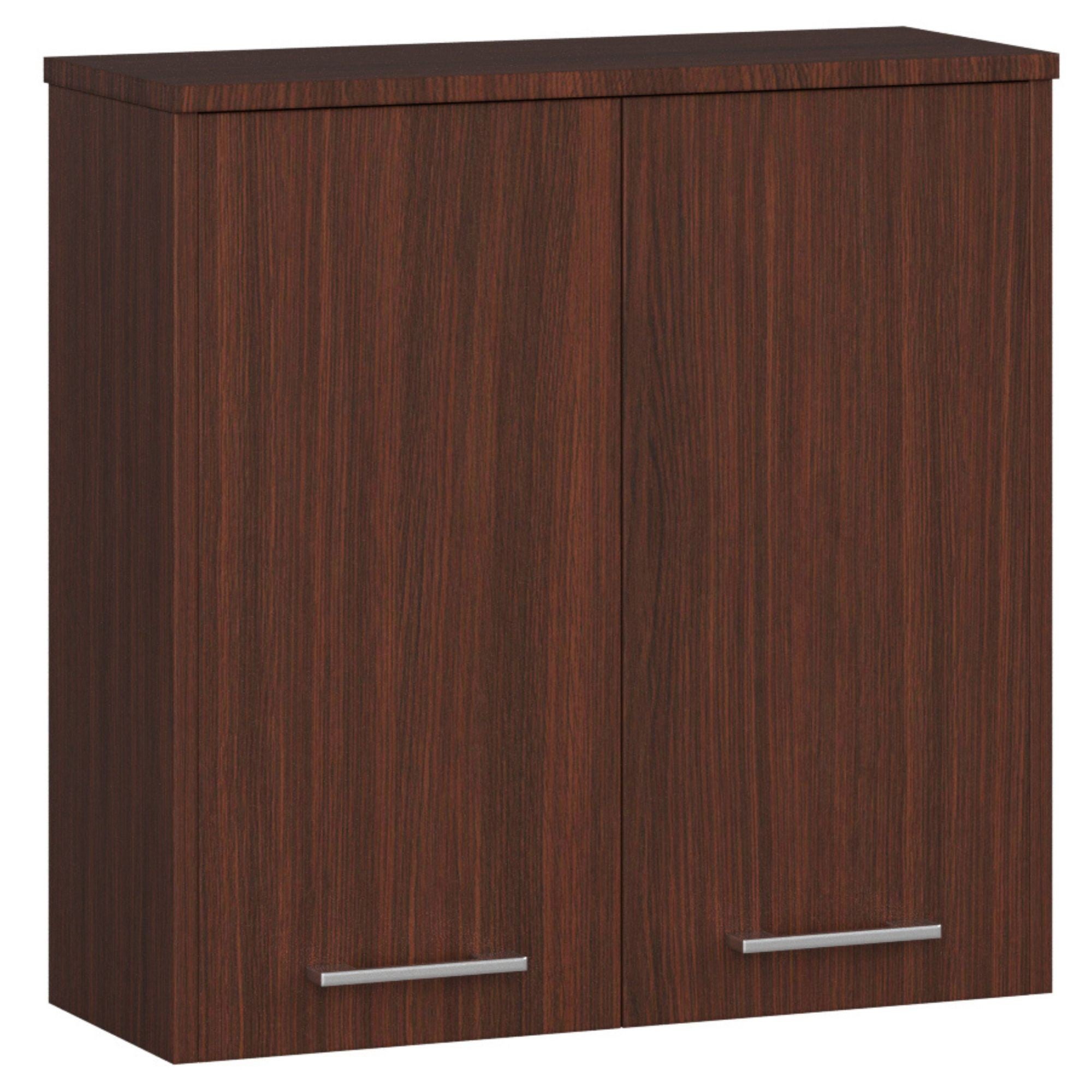 Szafka łazienkowa AKORD FIN Wenge 60 cm 2 drzwi kolor Wenge mat 2 półki 60x22,5x60 cm