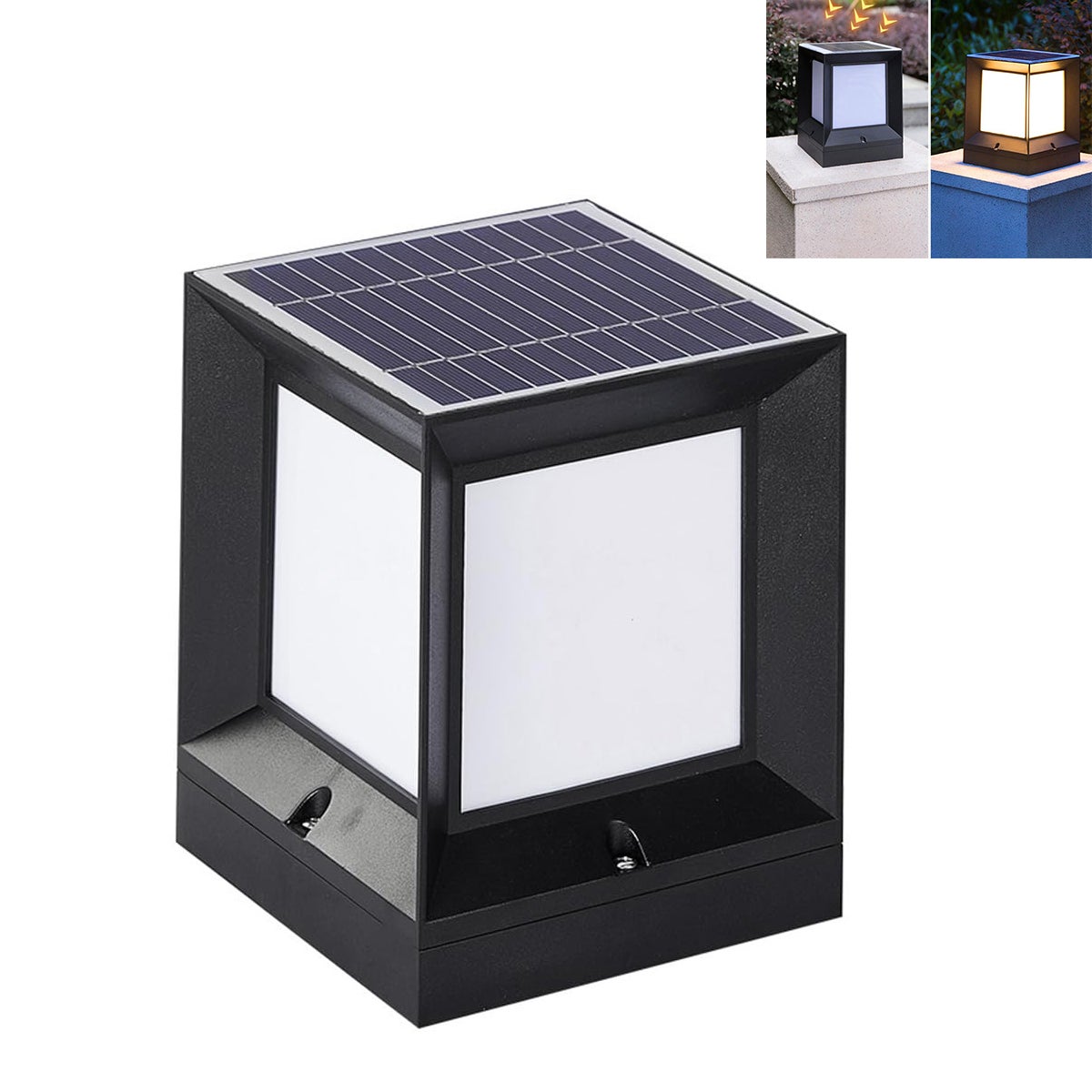 Zewnętrzne oświetlenie słupków oświetlenie słupków ogrodzeniowych wodoodporność zewnętrzne oświetlenie ścieżek cztery kolory możliwością ściemniania