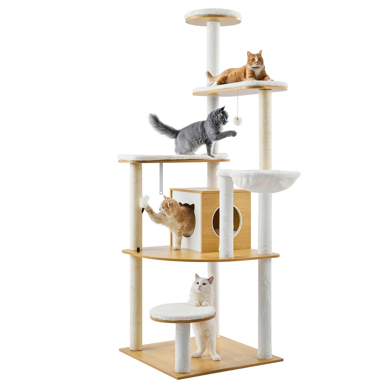 Gran árbol para gatos SucceBuy 68,9
