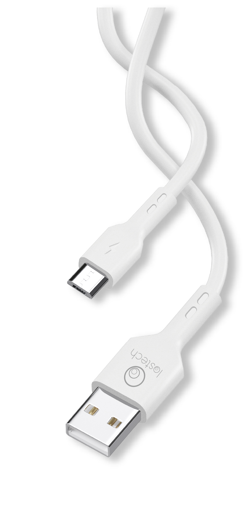 MANHATTAN Cavo USB 2.0 A/Micro B 3 Metri Bianco: Per Smartphone, Fotocamere, Lettori, Collegamento A PC E MAC - 5