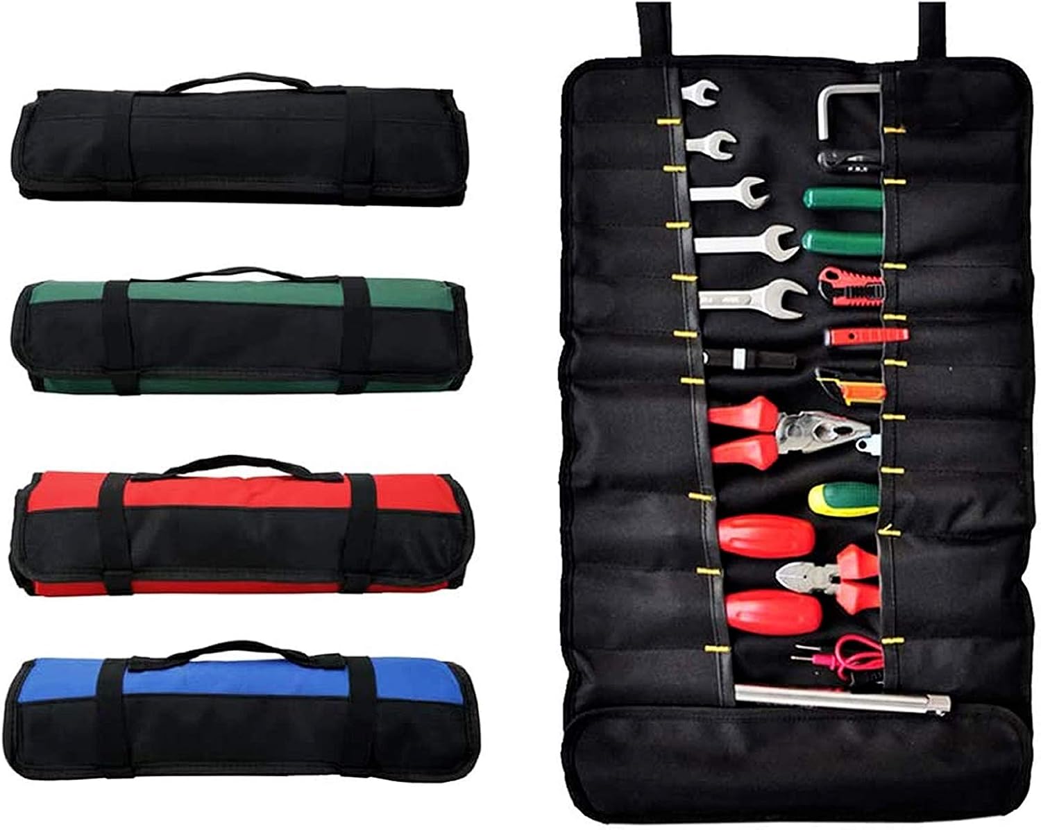 Sacoches à Outils Trousse à Outils 38 Pochettes Sacoches Porte-Outils ...