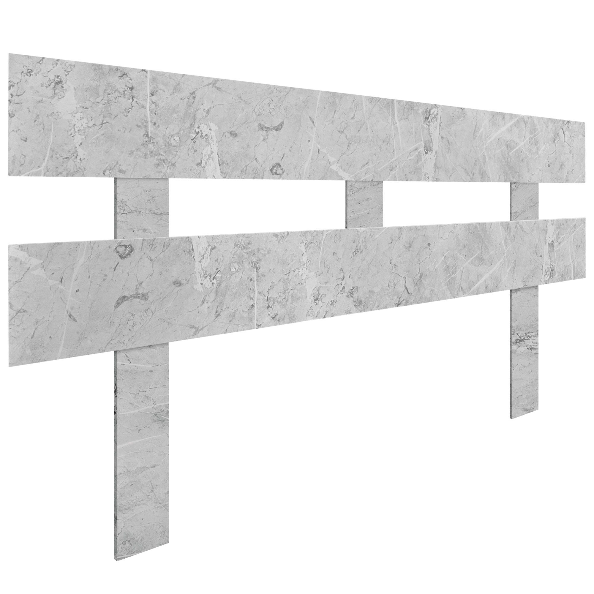 DHOME Tête de Lit en Bois DM Recyclé Double Style Palette Horizontale 160x46cm Lits 160 - Bois DHOME Tête de Lit en Bois DM Recyclé Double Style Palette Horizontale 160x46cm Lits 160 - Bois